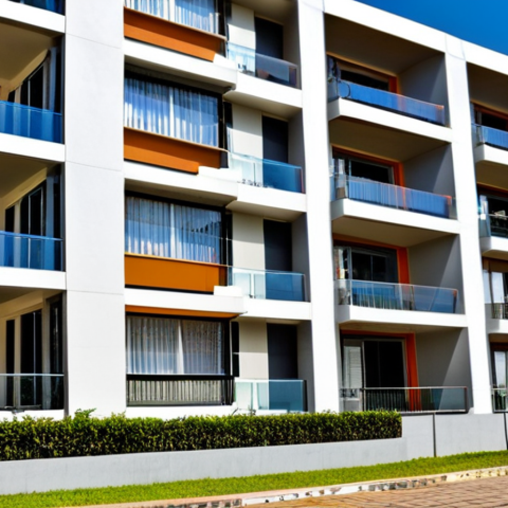 실물 자산과 대체투자 옵션 비교 분석 - Real Estate Investment**

"A modern apartment building in a bustling Brazilian city, showcasing sust...