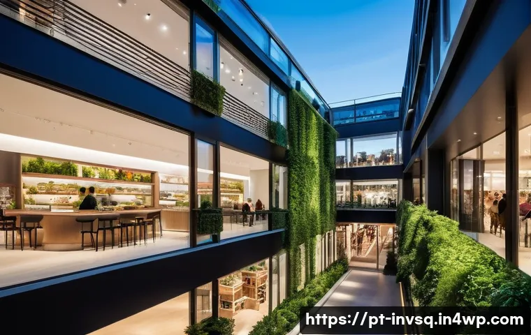 대체투자 옵션 평가의 기초 이론 - **Prompt for Real Estate Investment (FIIs):**
"A vibrant and modern shopping center in a bustlin...